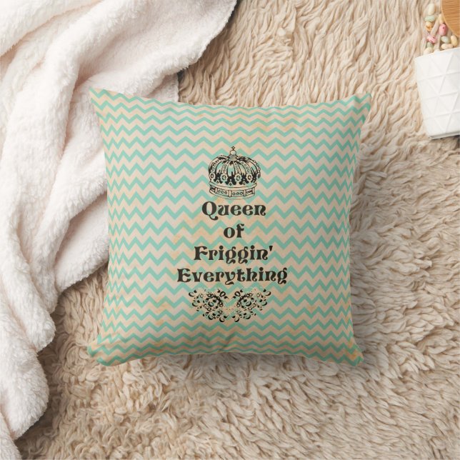 Coussin Reine de tout simplement tout (Couverture)