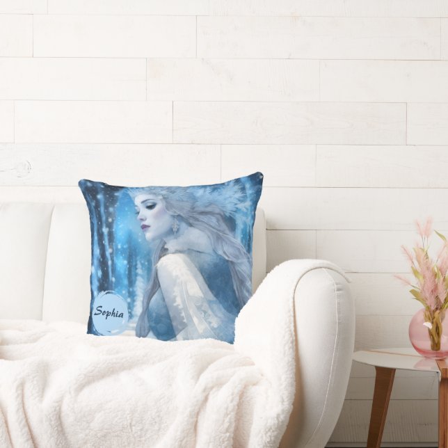 Coussin Reine des neiges de beauté gelée en Wonderland d'h (Canapé)