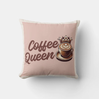 Coussin Reine du café