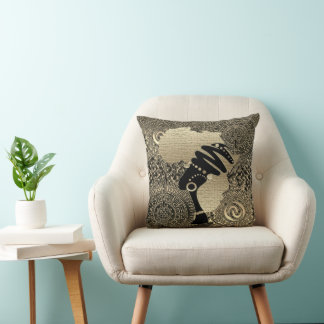 Coussin "Reine du Nil"