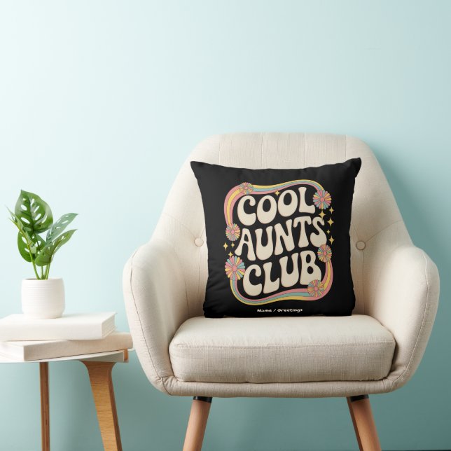 Coussin Rejoignez le Cool Aunts Club Funny Oversize Graphi (Chaise)