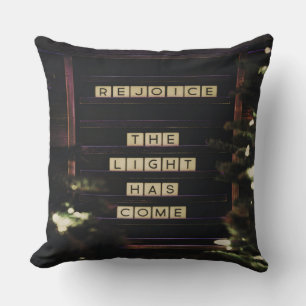 Coussin Réjouissez-Vous De La Lumière Qui Est Venue D'Ésaï