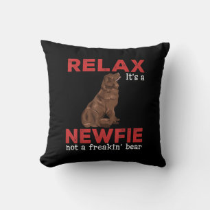 Coussin Relax Cute newfoundland
