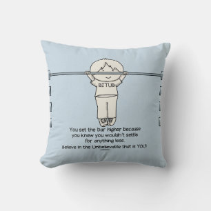 Coussin Relevez la Barre