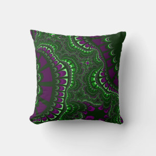 Coussin Remix vert pin