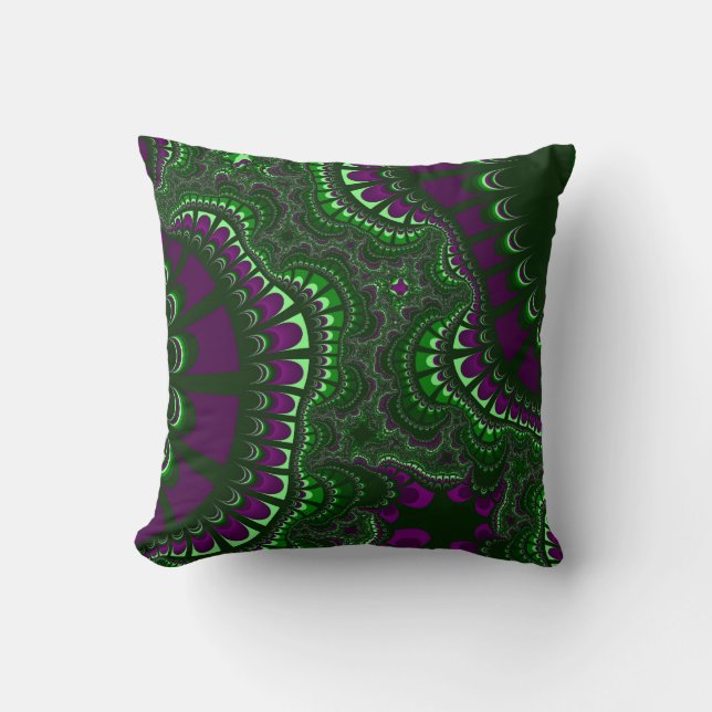 Coussin Remix vert pin (Recto)