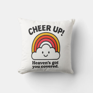 Coussin Remonte le moral – Le ciel veille sur toi Foi arc-