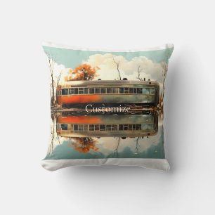 Coussin Remorque Caravan vintage RV Thunder_Cove