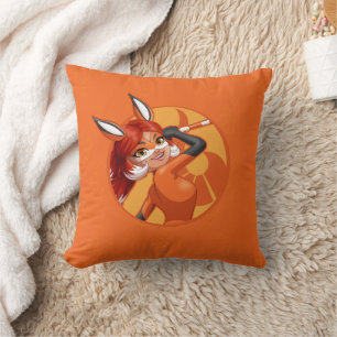 Coussin Rena Rouge Orange Badge