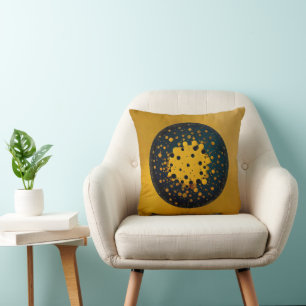 Coussin Renaissance – Cercle Abstrait d'Émergence