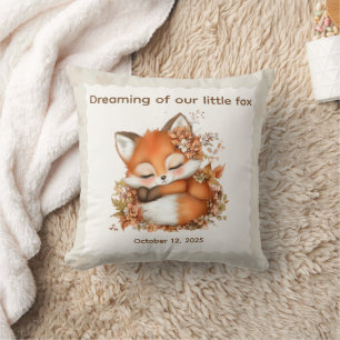 Coussin Renard de bébé de douillet Automne Fête douillette