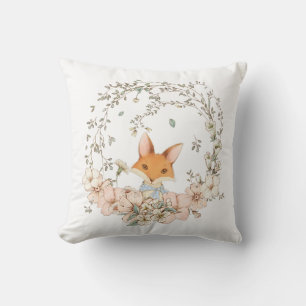 Coussin Renard de Cute Vintage Nom de la nature Baby Boy