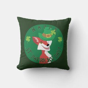 Coussin Renard de la Saint Patrick