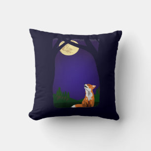 Coussin Renard de pleine lune