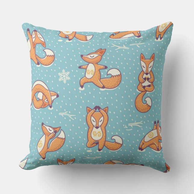 Coussin Renard de Yoga (Recto)