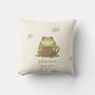 Coussin Rencontre personnalisée avec Zochi dans la forêt