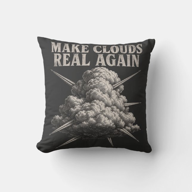 Coussin Rendez aux Nuages leur Réalité - Art d'Avion dans  (Recto)