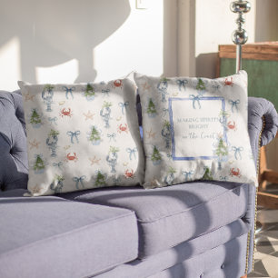 Coussin Rendre les Esprits Lumineux Noël Côtiers