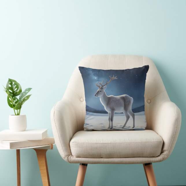 Coussin Rennes la veille de Noël (Chaise)