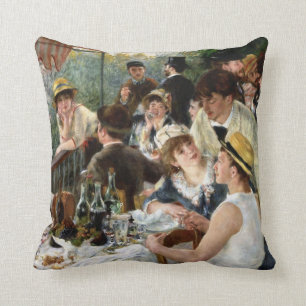 Coussin Renoir : Déjeuner de la partie de canotage