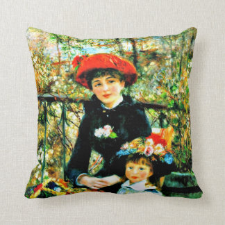 Coussin Renoir - Deux Soeurs sur la Terrasse