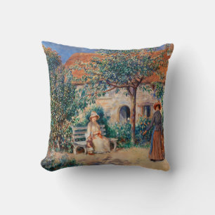 Coussin Renoir - En Bretagne, célèbre peinture,