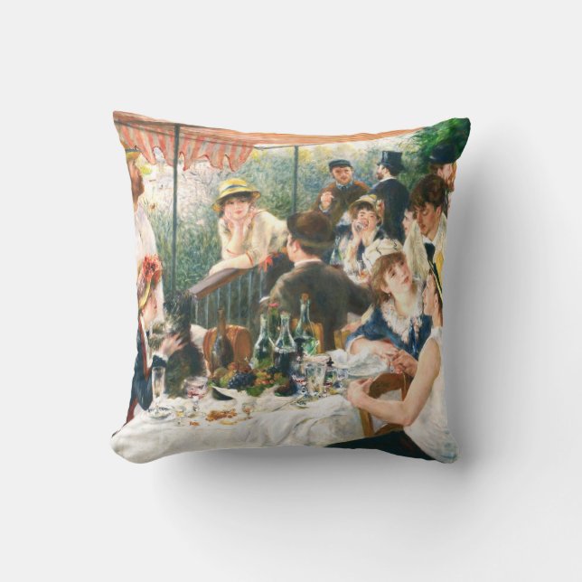 Coussin Renoir Luncheon de la Boating Party Renoir (Recto)