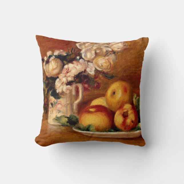 Coussin Renoir - Pommes et Fleurs (Recto)
