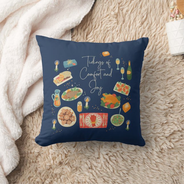 Coussin Repas De Vacances De Confort & Joie Noël (Couverture)