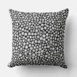Coussin Repère 071215 - Blanc sur le noir