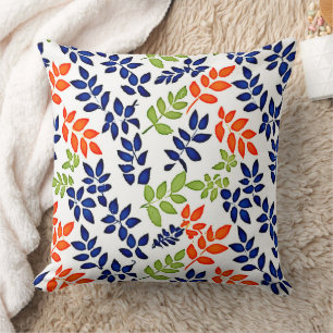 Coussin Répétition de la feuille chromatique