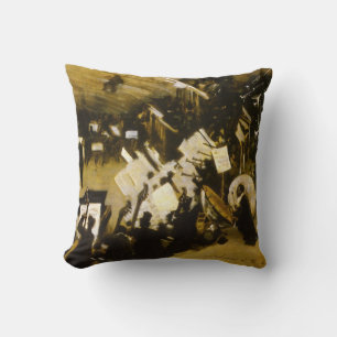 Coussin Répétition de l'Orchestre Pasdeloup par JS Sargent