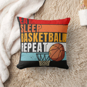 Coussin Répétition du sommeil du basket-ball