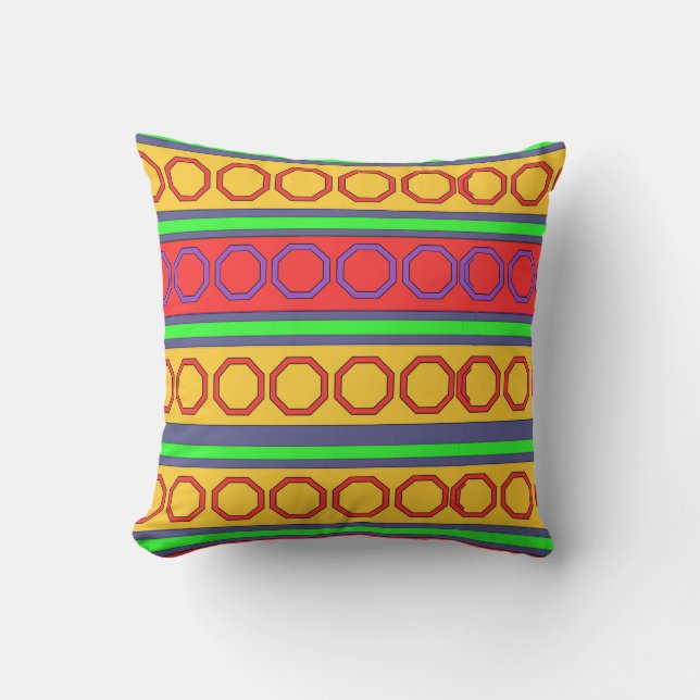 Coussin Répétition octogonale  (Recto)