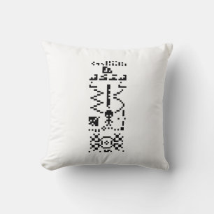 Coussin Réponse au message binaire d'Arecibo