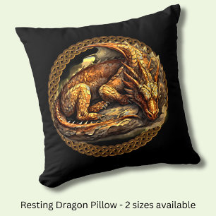 Coussin Repose du dragon Brown