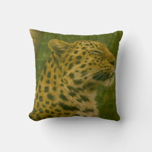 Coussin Repose du léopard dans le cadre du sanctuaire