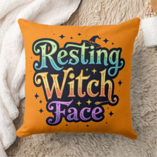 Coussin Repose du visage de la sorcière
