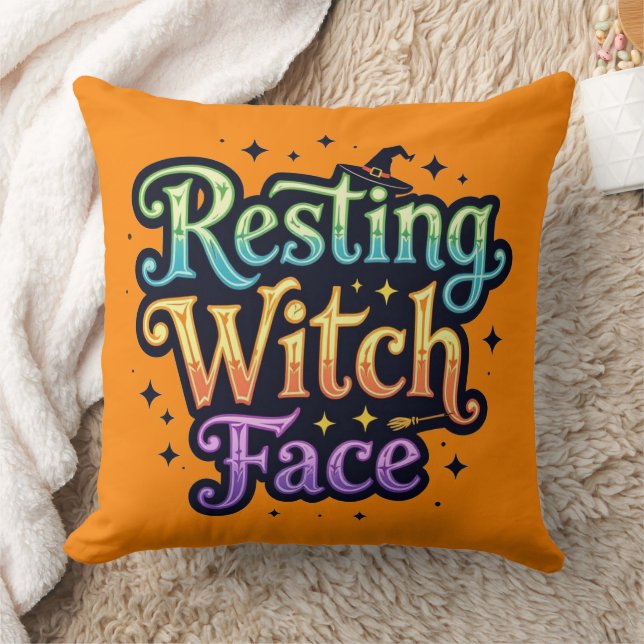 Coussin Repose du visage de la sorcière (Couverture)