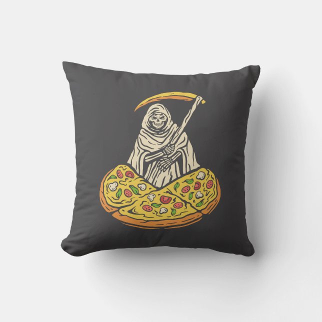 Coussin Repose en morceaux de pizza (Recto)