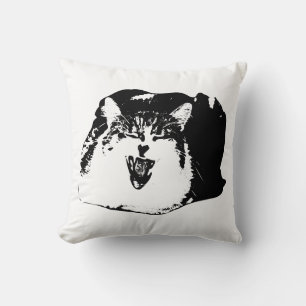 Coussin Repose Graphique, Peluche Encre