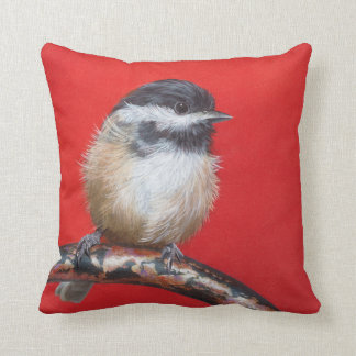 Coussin Reposez "mon petit Chickadee" par Camille Engel