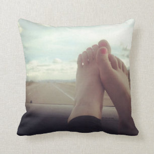 Coussin reposez vos pieds sur le tableau de bord