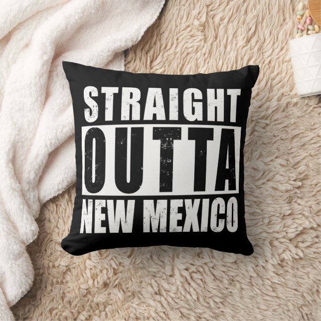 Coussin Représentation de mots Straight Outta Nouveau-Mexi (Couverture)