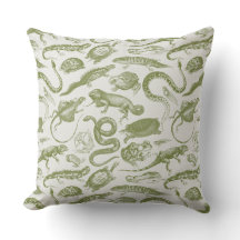 Reptiles et Amphibiens Animaux Motif Goblincore