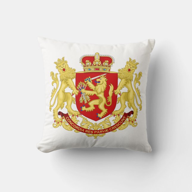 Coussin République du manteau des bras néerlandais uni (Recto)