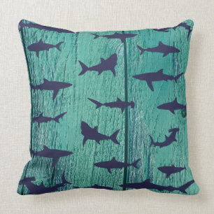 Coussin Requin Frenzy sous-marin Créatures Motif