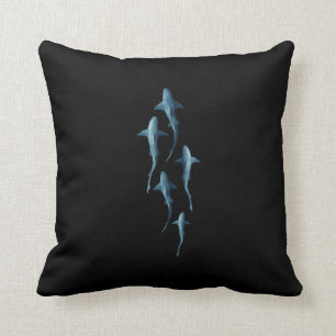 Coussin Requin - Nager Des Requins Mignonne Cadeau Amusant