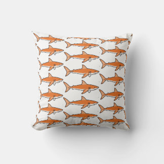 Coussin Requin Orange