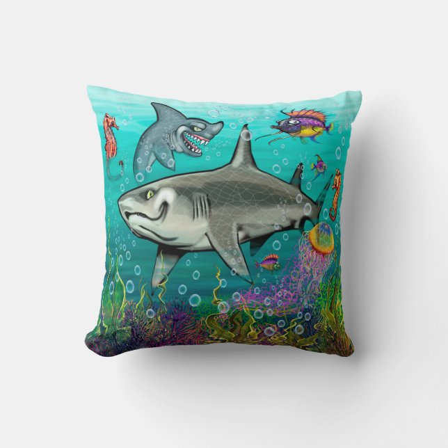 Coussin Requins (Recto)